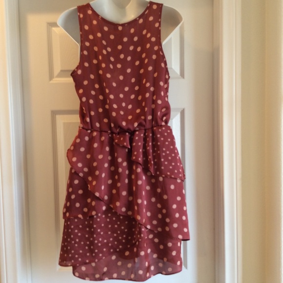 Lauren Conrad Rust Sleeveless Dress Size 10 - Picture 2 of 8